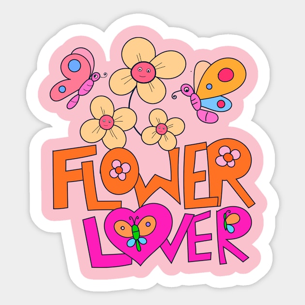 Flower Lover Sticker by ANNATEES